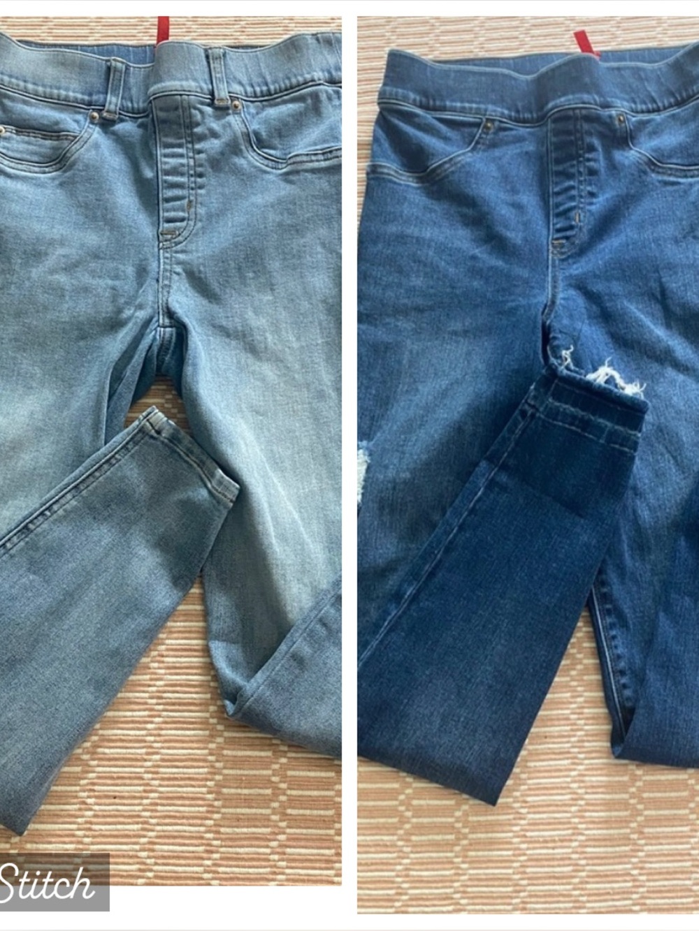 PAIR of Spanx ankle jeggings